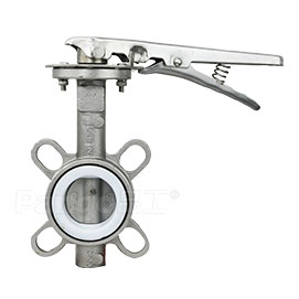 D71F-16P不锈钢衬四氟蝶阀