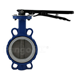 D71F铝手柄衬氟蝶阀